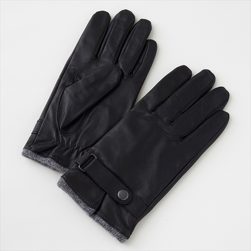オジエ｜ozie　 イタリア製ラム革 手袋 GL-C-KEG1378-19-BLACK