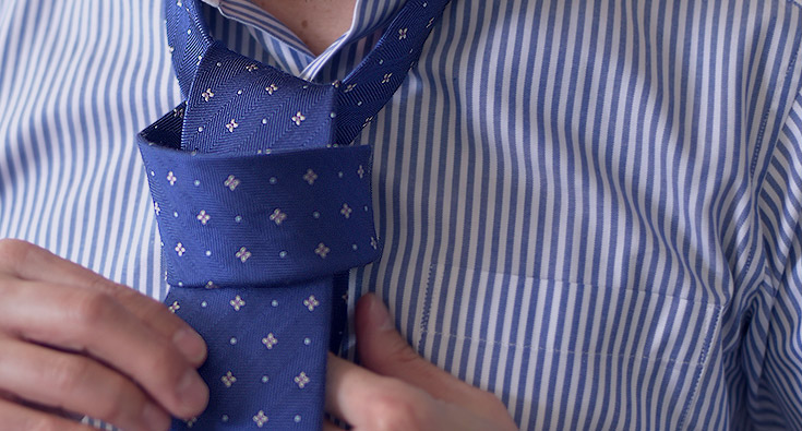 ネクタイの結び方締め方4種類｜ネクタイの基礎知識｜ワイシャツ専門店 ozie公式サイト オジエ