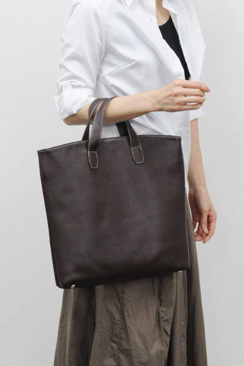 ozie|オジエ 本革トートバッグ　　BG-G-KE31824-39-BROWN