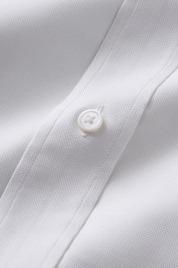 ozie|オジエ　8078-G12A レギュラーカラー白シャツ・120番手双糸
