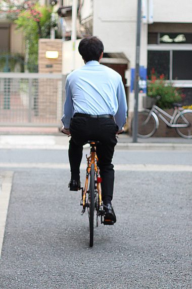 ozie|オジエ　自転車通勤　ビズポロニットシャツ