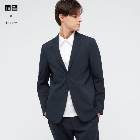 ユニクロ　セオリー　UNIQLO　Theory　感動ジャケット　ブラック　S