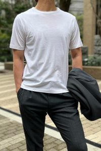ozie|オジエ　9002・REDA ACTIVE半袖Tシャツ・着用イメージ