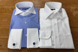 ozie|オジエ　カフリンクス/カフスボタン+ダブルカフスシャツ