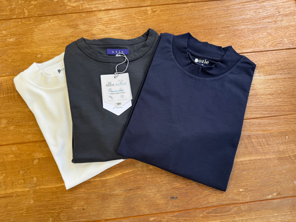 ozie|オジエ　オジエの素材別Tシャツ３種類
