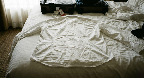 ozie|オジエ 出張先でのシャツのしわ