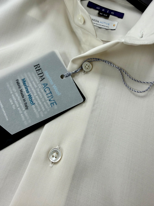 ozie|オジエ　貝ボタンを使ったワイシャツ