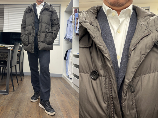 ozie|オジエ　「インナーがカジュアルすぎる」場合の現実解（白シャツに変更）