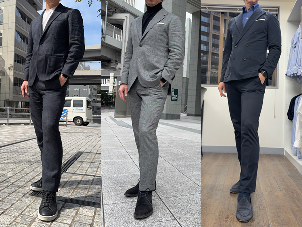 ozie|オジエ　カジュアルスーツ例