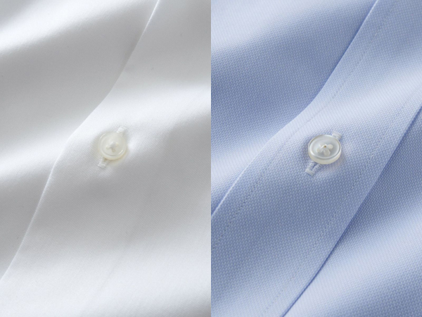 ozie|オジエ　白とサックス色のシャツ