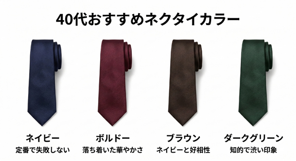 ozie|オジエ　おすすめのネクタイの色4色