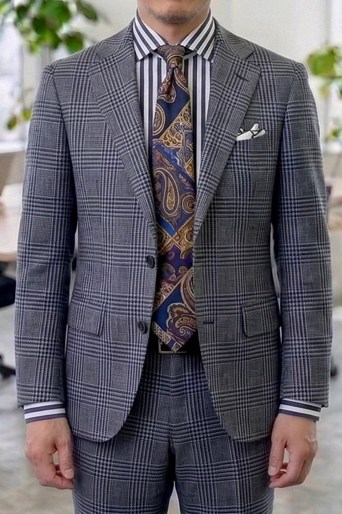 ozie|オジエ　うるさい印象の柄x柄コーデ