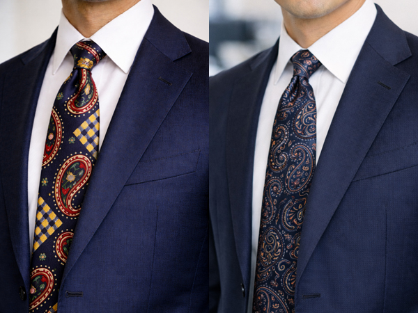 ozie|オジエ　主張の強いペイズリーと品の良いペイズリー