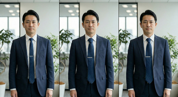 ozie|オジエ　ネクタイの幅があっていないNG