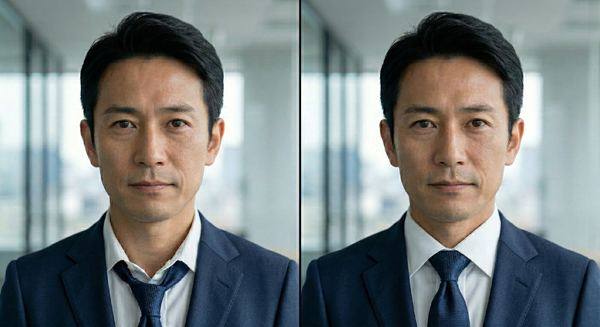 ozie|オジエ　シャツの襟元が崩れているNG