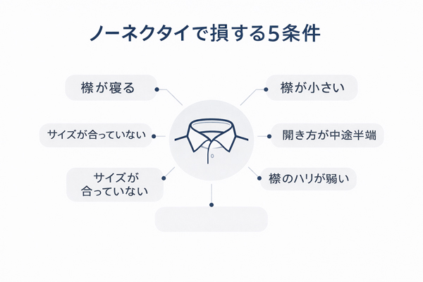 ozie|オジエ　開き方が中途半端なシャツ