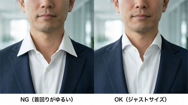 ozie|オジエ NGとOKパターン②(サイズ)-2