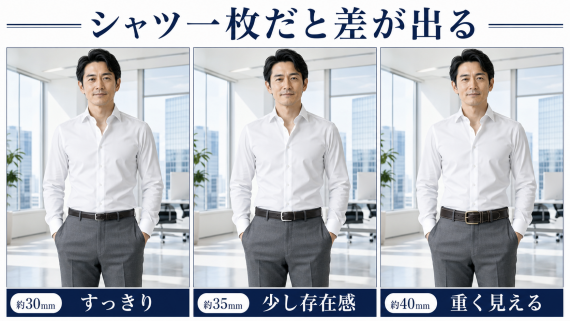ozie|オジエ　シャツ一枚だとベルトで差が付く