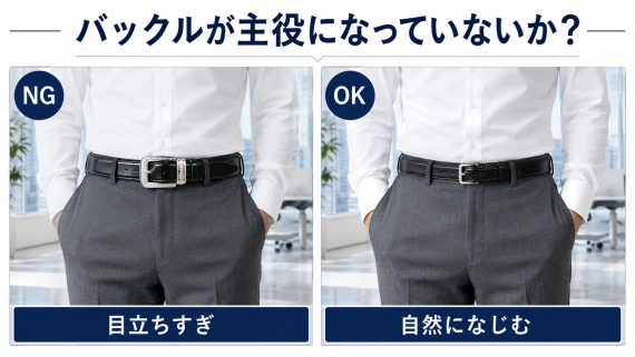 ozie|オジエ　ベルトバックルが主役になっていないか