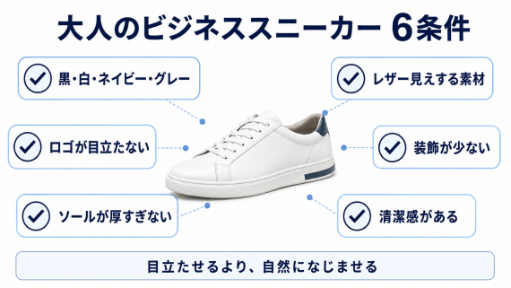 ozie|オジエ ビジネススニーカー6条件