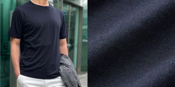 ozie|オジエ REDAメリノウール100%Tシャツ