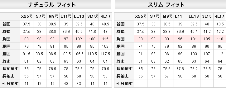 レディースシャツ 失敗しないサイズ選び｜レディースシャツ・ブラウス