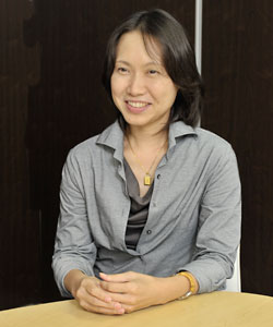 山本インタビュー風景