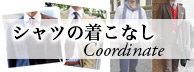 シャツの着こなしコーティネート